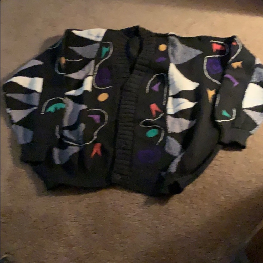 One men’s Marienbad cardigan sweater